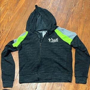 PINK Victoria's Secret Hoodie - Black, Gray, and Green
